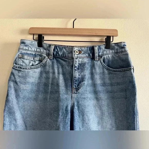 Talbots High Waist Straight Ankle Jeans Newport Wash Size 10P - Picture 11 of 13